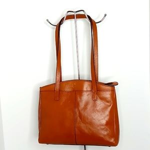Patricia Nash -Prescott- Leather Shoulder/Tote Bag British Tan